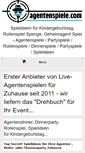 Mobile Screenshot of agentenspiele.com